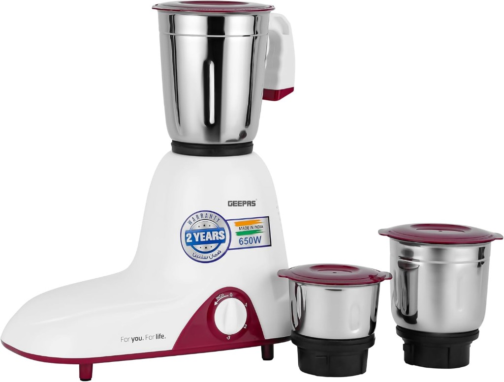 GEEPAS 3-in-1 Mixer Grinder
