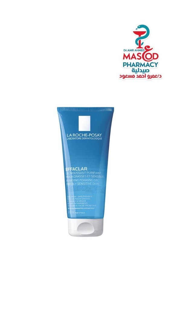 La Roche-Posay Effaclar Purifying Face Foaming Gel for Oily & Sensitive Skin - parabens free, soap free, alcohol free
