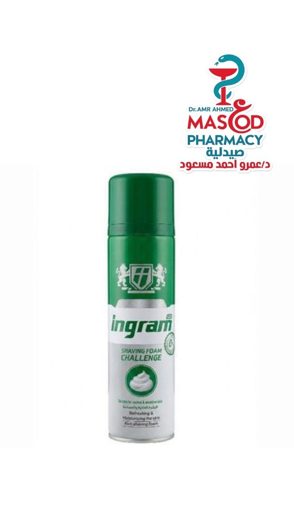 INGRAM SHAVING FOAM CHALLENGE FOR NORMAL AND SENSTIVE SKIN 200 ml