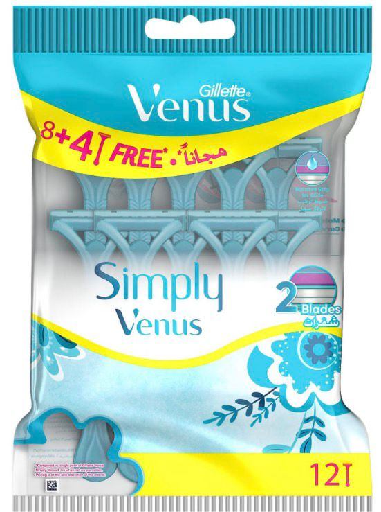 Gillette Simply Venus 8+4 free