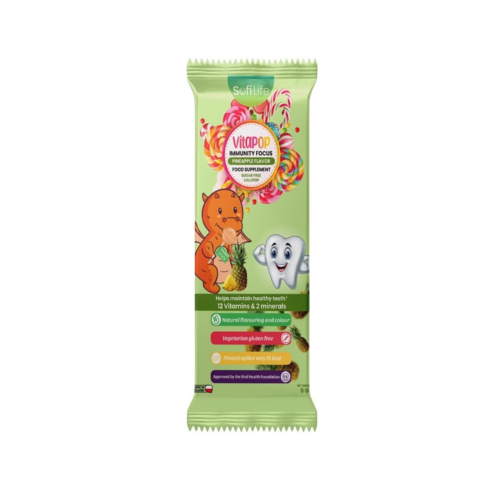 SOFI LIFE VITAPOP VIT C&D PINEAPLE POPS