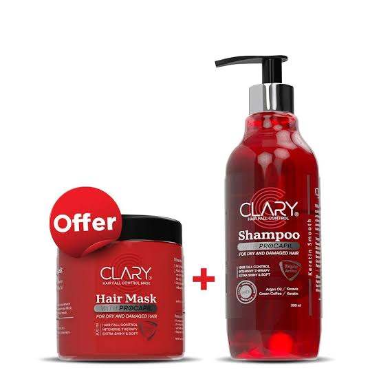 CLARY SHAMPOO AND HAIR MASK OFFER
