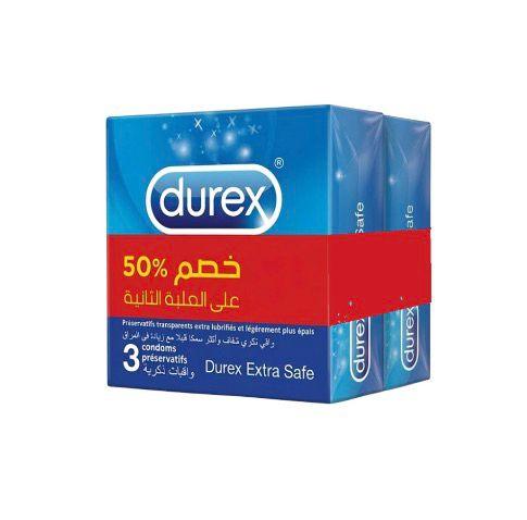 durex extra safe 3 cond 1+50%