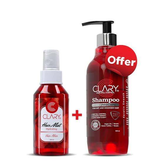 CLARY SHAMPOO AND HAIR MIST OFFER