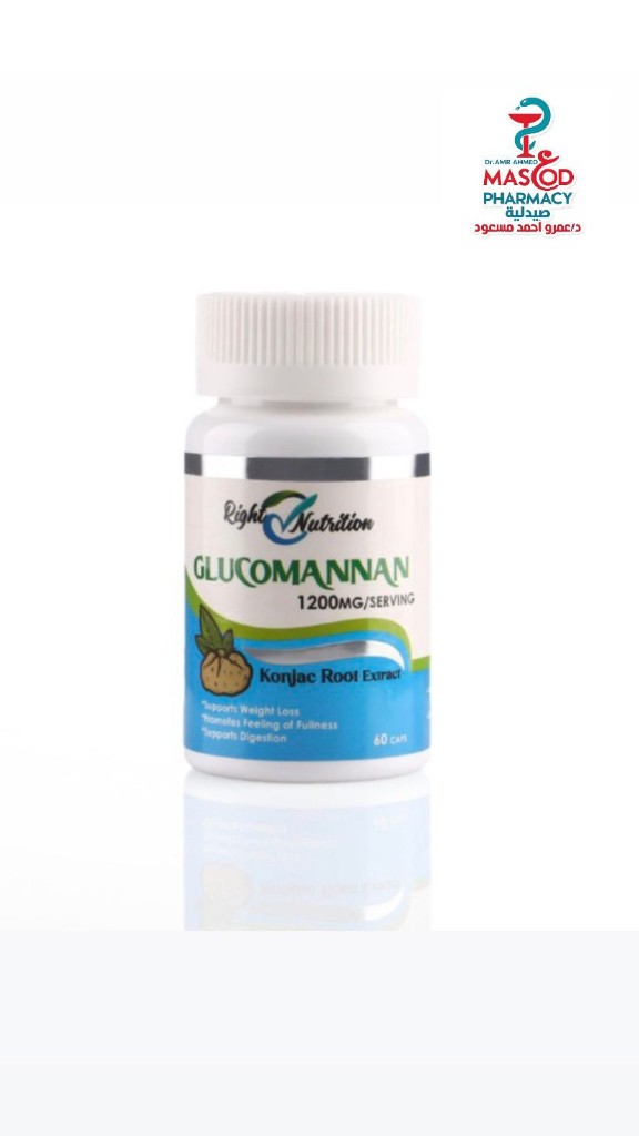 right nutrition glucomannan 60 cap