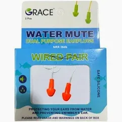 GRACE WATER MUTE DUAL PURPOSE EARPLUGS