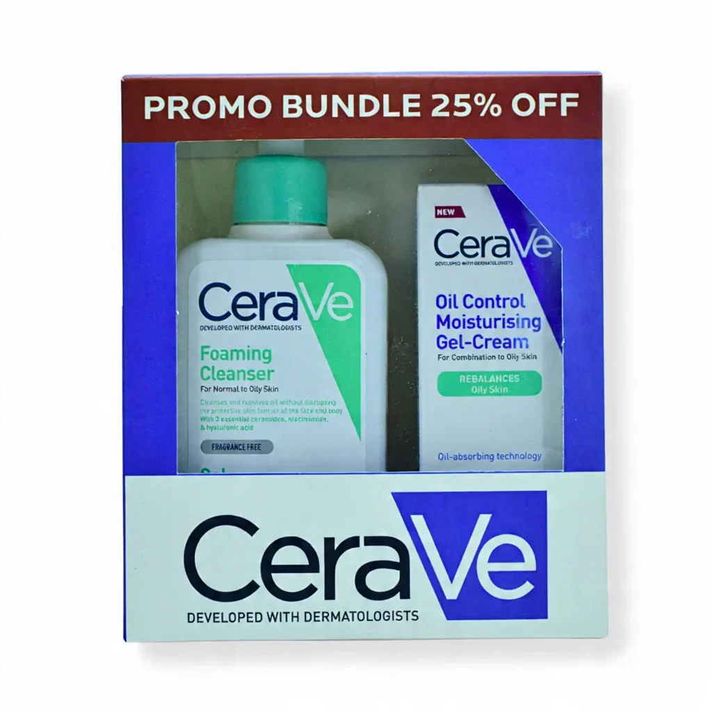 CERAVE FOAMING CLEANSER+OIL CONTROL GEL OFFER