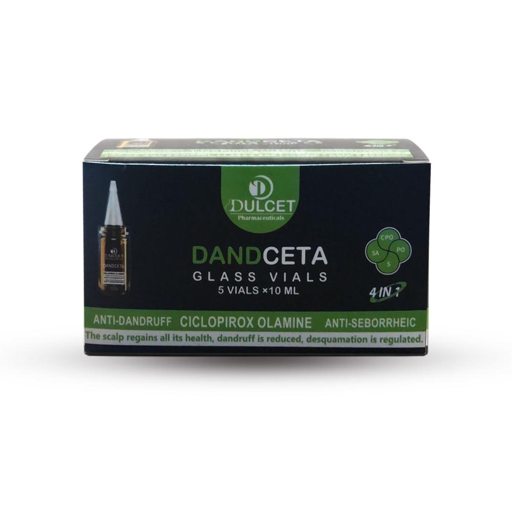 DANDCETA GLASS VIALS 5 VIALS * 10 ML