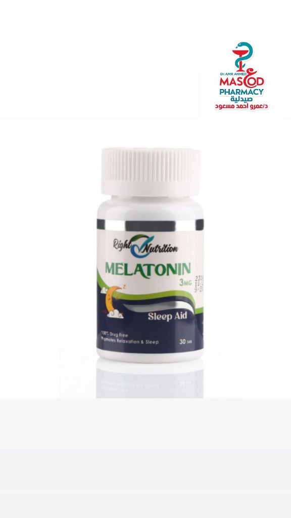 right nutrition melatonin 3mg 30tab
