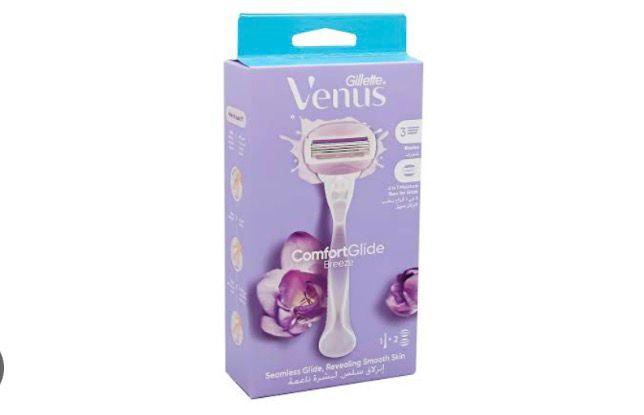 gillette venus comfortglide breeze razor + 2 blades