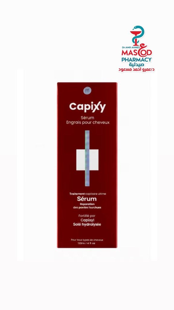 Capixy Fertilizing & Anti-Split Ends Serum with Capixyl & Hydrolyzed Silk for All Hair Types - parabens free, sodium free, sulfate free