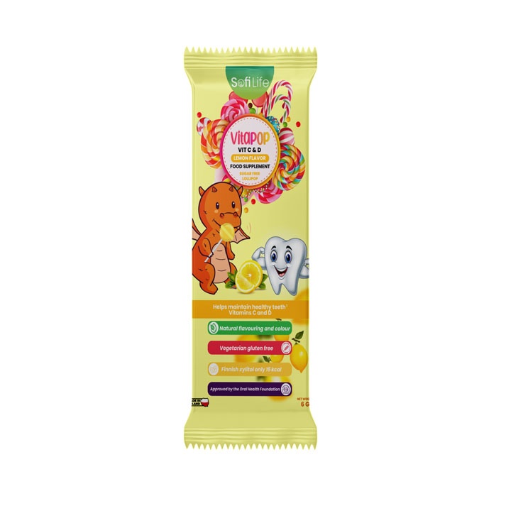 SOFI LIFE VITAPOP VIT C&D  LEMON POPS