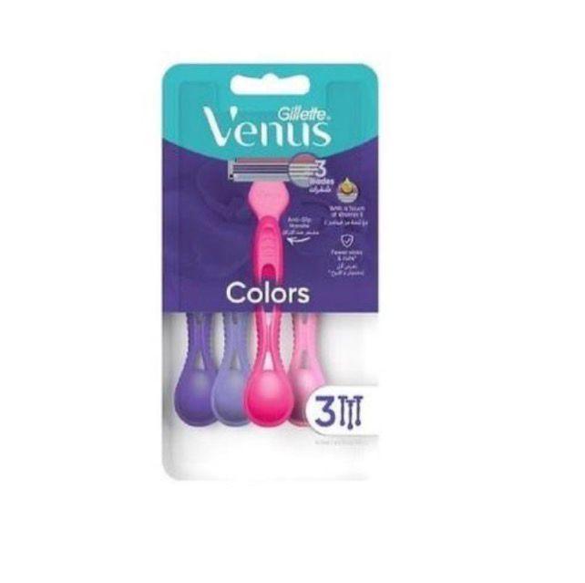 gillette venus colors 3 blades