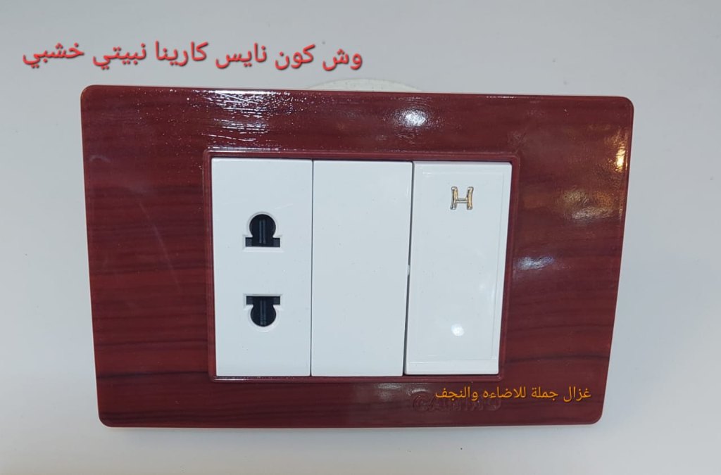 وش كارينا نبيتي خشبي