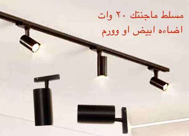 مسلط ماجنتيك 20 وات اضاءة أبيض أو وورم